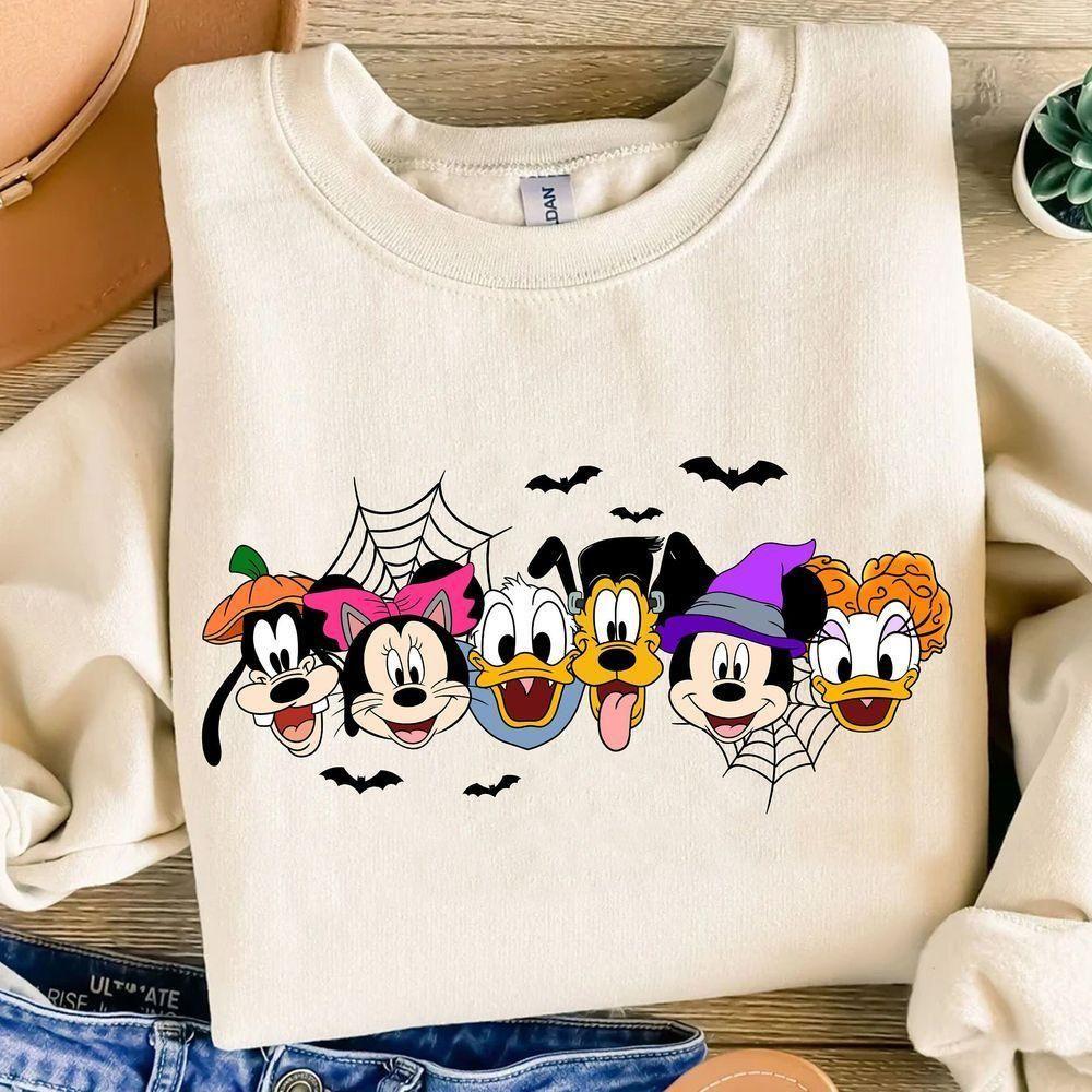 Mickey And Friends Halloween Spider Web Disney Vuitino Apparel